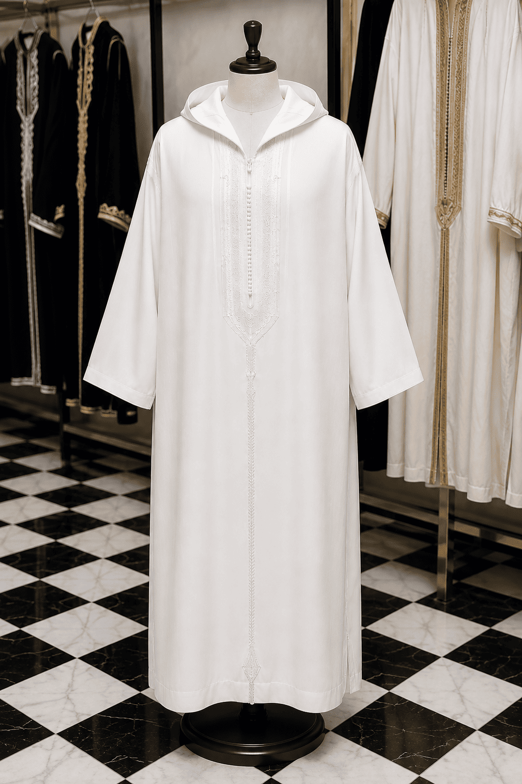 Djellaba Blanche Pure